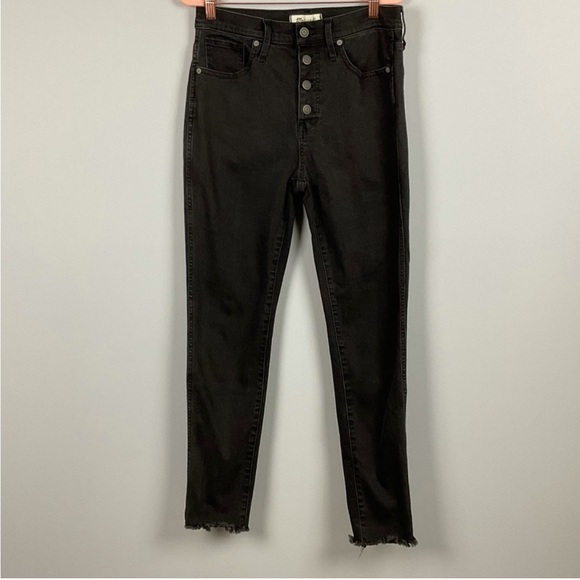 Madewell Berkeley 10” high rise skinny jeans, button fly - Picture 3 of 8